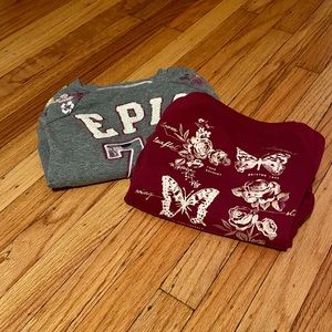 2 Epic Threads sweatshirts girls size S